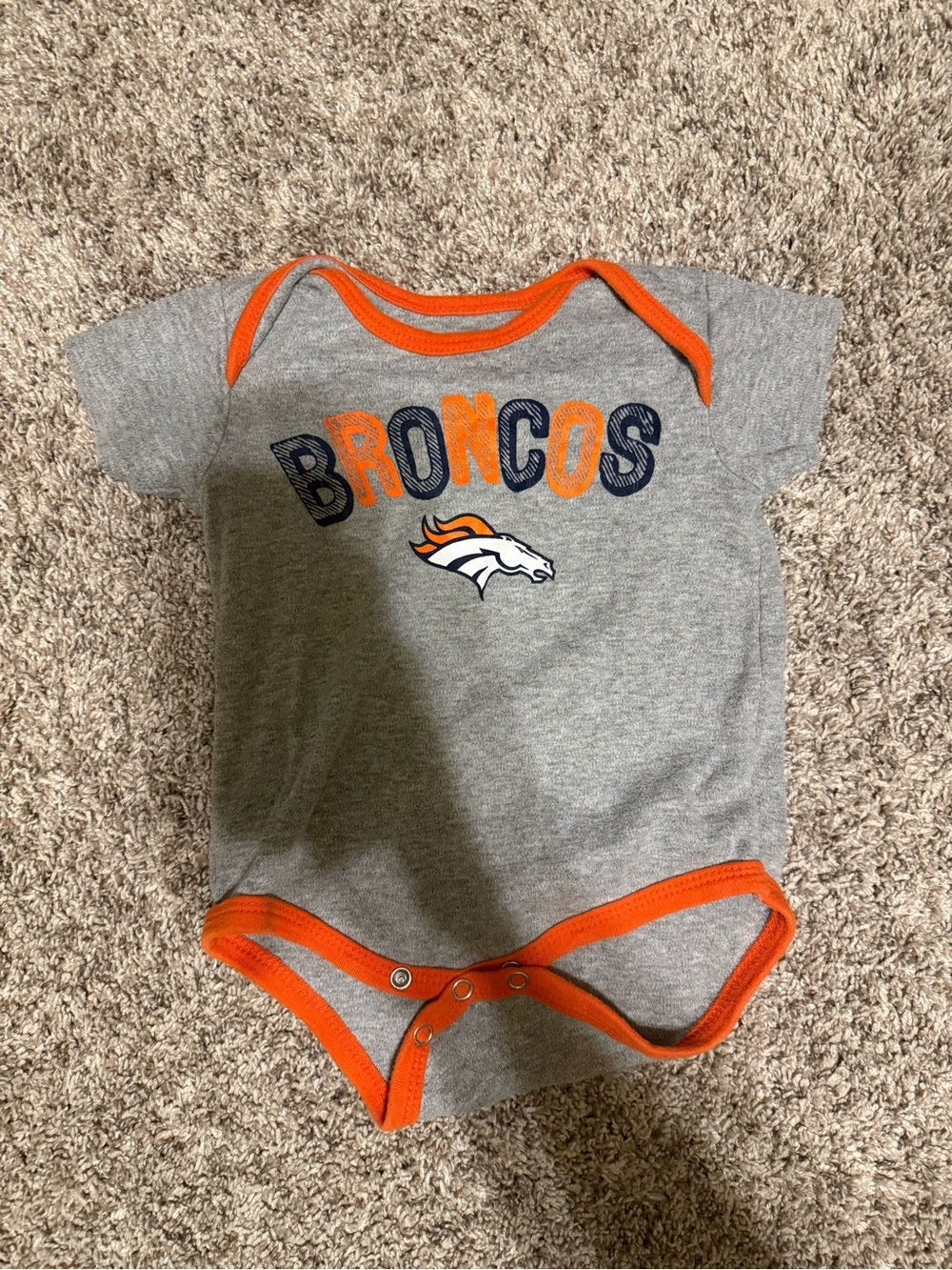 Denver Broncos onesie